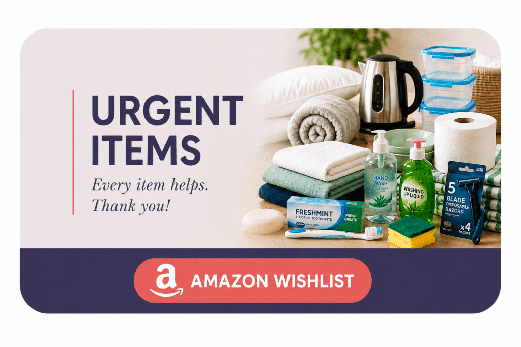 Urgent Items Amazon wishlist button image
